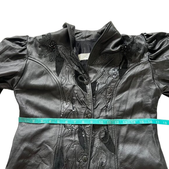 Vintage 80s leather jacket - Picture 9 of 12